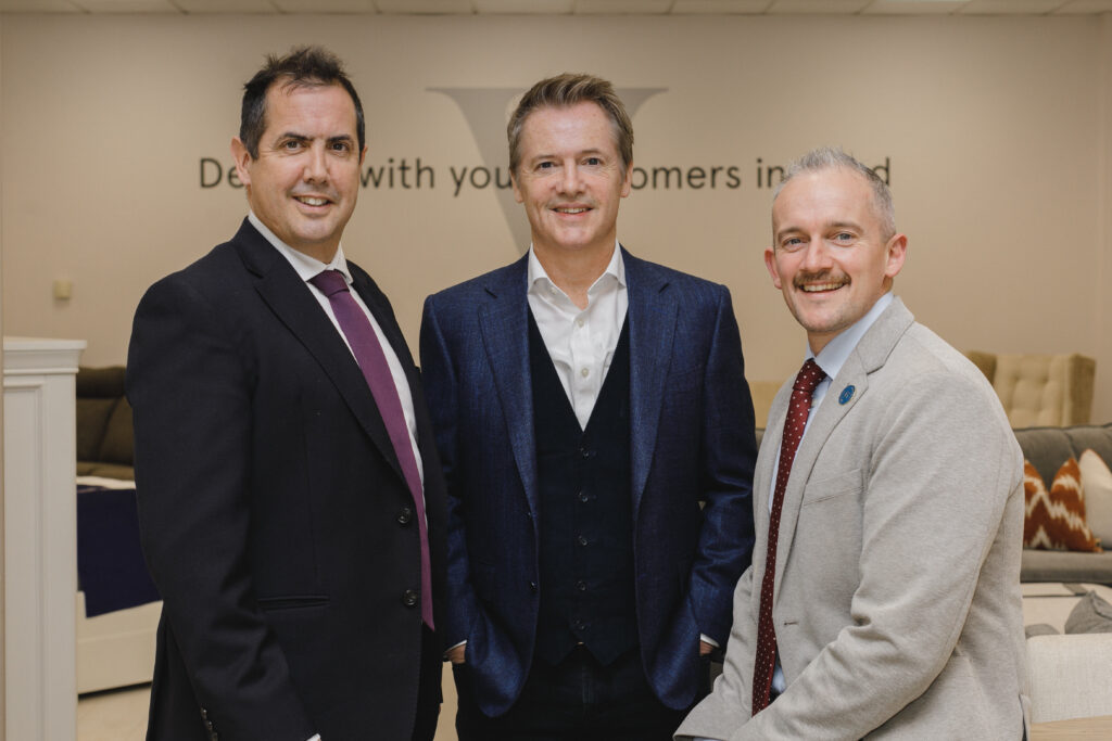 VIDA Living Executive Team Alan Wogan, Ronan Wogan David Caffrey